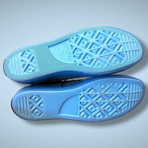 Men's 11 CONVERSE CHUCK TAYLOR ALL STARS CX EXP2 High Black Open Blue Sneakers - Picture 8 of 9